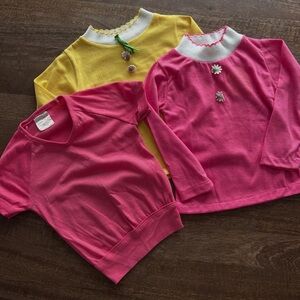 5/$40 Vintage Top Bundle of 3 tops, size 2-3 years
